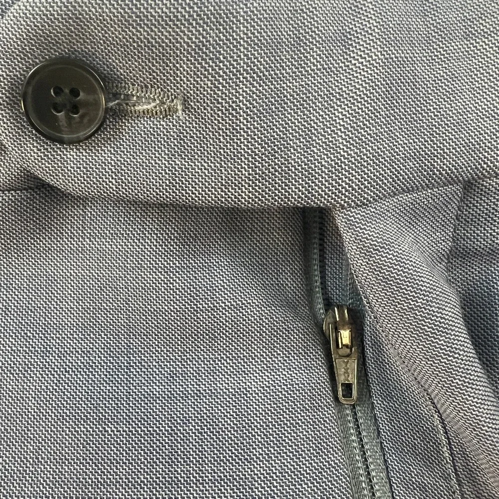 Ballin Comfort EZE Blue Super 110 Wool Pants Made in‎ Canada 33